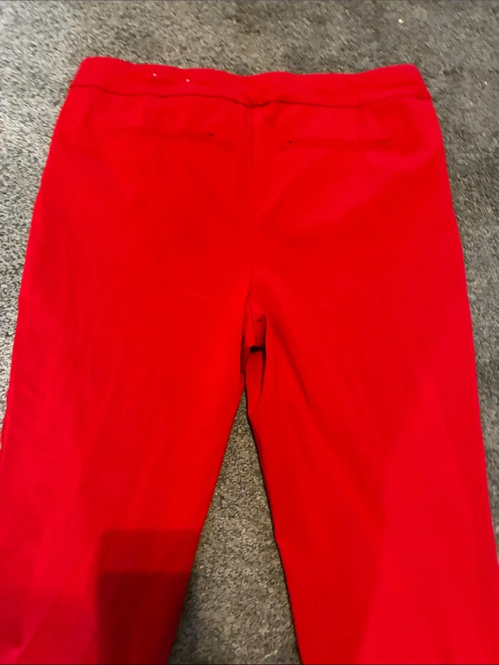 Chico's Vibrant Red Pull-On Straight Leg Pants